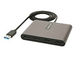 USB 3.0 till 4x HDMI-adapter