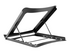 Manhattan Laptop and Tablet Stand, Adjustable (5 positions), Suitable for all tablets and laptops up to 15.6", Portable and Lightweight, Steel, Black, Lifetime Warranty