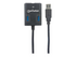Manhattan USB-A 4-Port Hub, 4x USB-A Ports, 5 Gbps (USB 3.2 Gen1 aka USB 3.0), Bus Power, Fast charging x1 Port up to 0.9A or x4 Ports with power jack (not included), SuperSpeed USB, Black, Three Year Warranty, Blister