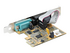StarTech.com 2-Port PCI Express Serial Card, Dual Port PCIe to RS232 (DB9) Serial Interface Card, 16C1050 UART, Standard or Low Profile Brackets, COM Retention, For Windows & Linux