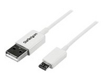 0.5m White Micro USB Cable Cord