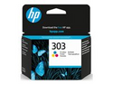 HP 303 - 4 ml - färg (cyan, magenta, gul)
