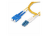 StarTech.com 5m (15ft) LC to SC (UPC) OS2 Single Mode Duplex Fiber Optic Cable, 9/125µm, Laser Optimized, 10G, Bend Insensitive, Low Insertion Loss