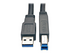 Eaton Tripp Lite Series 25ft USB 3.0 SuperSpeed Active Repeater Cable A Male/B Male 25'