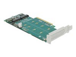 PCI Express x8 Card to 2 x internal NVMe M.2 Key M