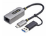 StarTech.com USB-C to Ethernet Adapter w/USB-A Adapter, Realtek RTL8153B