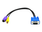 VGA to Composite and S-Video Adapter Cable