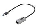 StarTech.com USB till Ethernet-adapter, USB 3.0 till 10/100/1000 Gigabit Ethernet LAN-omvandlare för bärbara datorer, 30 cm ansluten kabel, USB till RJ45-adapter, NIC-adapter, USB-nätverksadapter