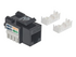 Intellinet Keystone Jack, Cat5e, UTP, Punch-down, Black