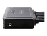 StarTech.com 2-Port Dual-Monitor DisplayPort Cable KVM Switch, 4K 60Hz, Compact KVM with 5ft/1.5m USB-A/DisplayPort/Audio Integrated Cables, Bus Powered