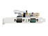 StarTech.com 2-Port PCI Express Serial Card, Dual Port PCIe to RS232 (DB9) Serial Interface Card, 16C1050 UART, Standard or Low Profile Brackets, COM Retention, For Windows & Linux