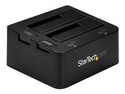 StarTech.com Dual-Bay USB 3.0 to SATA and IDE Hard Drive Docking Station, USB Hard Drive Dock, External 2.53.5 SATA III and IDE (40 pin) SSDHDD Docking Station, Hot-Swap Hard Drive Bays