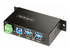 StarTech.com 4-Port Managed USB Hub with 4x USB-A, Heavy Duty with Metal Industrial Housing, ESD & Surge Protection, Wall/Desk/Din-Rail Mountable, USB 3.0/3.1/3.2 Gen 1 5Gbps
