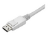 StarTech.com 9.8ft/3m USB C to DisplayPort 1.2 Cable 4K 60Hz, USB-C to DisplayPort Adapter Cable HBR2, USB Type-C DP Alt Mode to DP Monitor Video Cable, Compatible w/ Thunderbolt 3, White