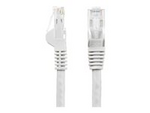 100ft CAT6 Ethernet Cable, 10 Gigabit Snagless RJ45 650MHz 100W PoE Patch Cord, CAT 6 10GbE UTP Network Cable w/Strain Relief, White, Fluke Tested/Wiring is UL Certified/TIA