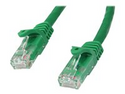 StarTech.com 50cm CAT6 Ethernet Cable, 10 Gigabit Snagless RJ45 650MHz 100W PoE Patch Cord, CAT 6 10GbE UTP Network Cable w/Strain Relief, Green, Wiring is UL Certified/TIA