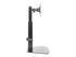 Manhattan TV & Monitor Mount (Gas Spring), Desk, Tilt/Swivel/Rotation/Height, 1 screen, Screen Sizes: 10-27", Black, Stand Assembly, VESA 75x75 to 100x100mm, Max 8kg, Lifetime Warranty ställ