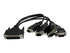 StarTech.com RS232 PCI Express seriellt kort med 4 portar och breakout-kabel