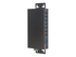 Manhattan USB-A 7-Port Hub Industrial, 7x USB-A Ports, 5 Gbps (USB 3.2 Gen1 aka USB 3.0), 20 kV ESD Protection, A/C, Bus and Terminal-Block Power Options, DIN Rail, Wall Mountable, Metal Housing, Screw-Lock Security, SuperSpeed USB, Black, Three Year Warranty, Box