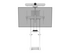 Neomounts AFL-875WH1 monteringssats