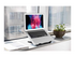 Manhattan Laptop and Tablet Stand, Adjustable (5 positions), Suitable for all tablets and laptops up to 15.6", Portable and Lightweight, Steel, Black, Lifetime Warranty