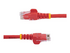 Startech 100ft CAT6 Ethernet Cable, 10 Gigabit Snagless RJ45 650MHz 100W PoE Patch Cord, CAT 6 10GbE UTP Network Cable w/Strain Relief, Red, Wiring is UL Certified/TIA