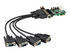 StarTech.com 4-portars PCI Express RS232-seriellt adapterkort
