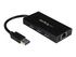 StarTech.com Bärbar USB 3.0-hubb med 3 portar plus Gigabit Ethernet
