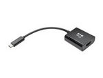 Tripp Lite Series USB C to HDMI Adapter Converter M/F 4K USB Type C to HDMI Black USB Type C, Thunderbolt 3 Compatible