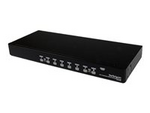 8 Port 1U RackMount USB PS/2 KVM Switch with OSD