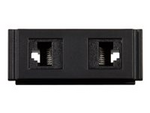 HPX-N102-RJ45 - Modulkontaktplatta med insnäppsfästen