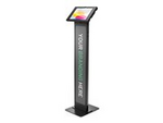 IPad 10th-11th (A16) Gen Swell Enclosure Brandable Floor Stand Black