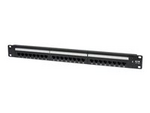 Tripp Lite Series 24-Port Cat6 Cat5 Patch Panel Rackmount 110 Punch Down RJ45 Ethernet 1URM