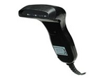 Manhattan Contact CCD Handheld Barcode Scanner, USB, 80mm Scan Width, Cable 152cm, Max Ambient Light: 3,000 lux (sunlight), Black, Three Year Warranty, Box