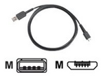 USB-kabel - USB (hane) till mikro-USB typ B (hane)