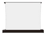 M - Projektionsskärm med golvställ