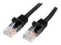 StarTech.com Cat5e patchkabel med hakfria RJ45-kontakter ? 3 m, svart
