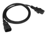 Strömkabel - power IEC 60320 C13 till IEC 60320 C14