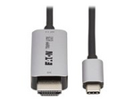 Tripp Lite Series USB-C to HDMI Active Adapter Cable M/M 8K60 Hz 4K 144Hz HDR 4:4:4 HDCP 2.3 Black 6ft