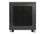 Tripp Lite Series SmartRack 12U Mid-Depth Rack Enclosure Cabinet for Harsh Environments, 230V