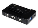 StarTech.com USB 3.0-/USB 2.0-kombohubb med 6 portar och 2A laddningsport – 2x USB 3.0 & 4x USB 2.0