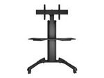 Fusion Large Height Adjustable Mobile TV Cart