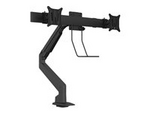 M VESA Gas Lift Arm Single Black HD w. Duo Crossbar