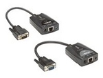Mini CATx VGA Extender Kit with Video Equalization Adjustment