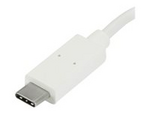 StarTech.com 4 Port USB C Hub with 1x USB-C & 3x USB-A Ports (SuperSpeed 5Gbps), USB Bus Powered, Compact Portable/Laptop USB 3.0 Adapter Hub, USB 3.1 Gen 1/USB 3.2 Gen 1 Type-C Hub, White
