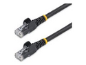 Startech 75ft CAT6 Ethernet Cable, 10 Gigabit Snagless RJ45 650MHz 100W PoE Patch Cord, CAT 6 10GbE UTP Network Cable w/Strain Relief, Black, Wiring is UL Certified/TIA
