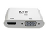 Eaton Tripp Lite Series USB 3.1 Gen 1 USB-C to HDMI/VGA 4K Adapter (M/2xF), Thunderbolt 3 Compatible, 4K @30Hz