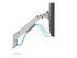 Neomounts NEXT Slim DS70-250SL1 monteringssats