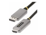 6ft (2m) DisplayPort to HDMI Adapter Cable, 8K 60Hz, 4K 144Hz, HDR10, DP 1.4 to HDMI 2.1 Active Video Converter, DisplayPort Desktop to HDMI Monitor, M/M