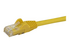 StarTech.com 5m CAT6 Ethernet Cable, 10 Gigabit Snagless RJ45 650MHz 100W PoE Patch Cord, CAT 6 10GbE UTP Network Cable w/Strain Relief, Yellow, Fluke Tested/Wiring is UL Certified/TIA